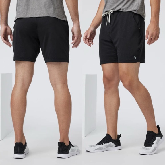 Vuori Ponto Shorts Men's Sz M/7.5” In Black
